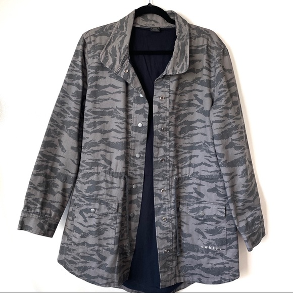 Gray Camo Anorak Jacket - Picture 1 of 5